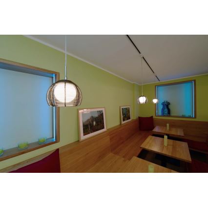 Deko-Light 342029 - Pendel FILO 1xG9/40W/230V diameter 16 cm sølvfarvet