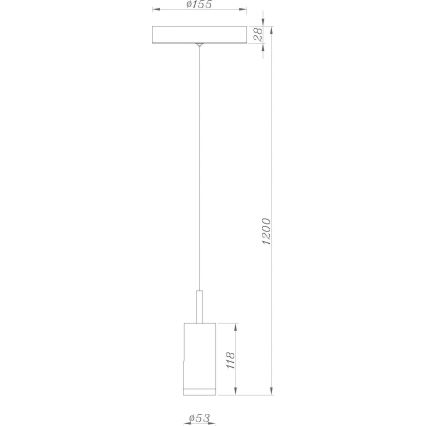 Deko-Light 348037 - LED pendel dæmpbar DABIH LED/7,2W/230V 3000K hvid