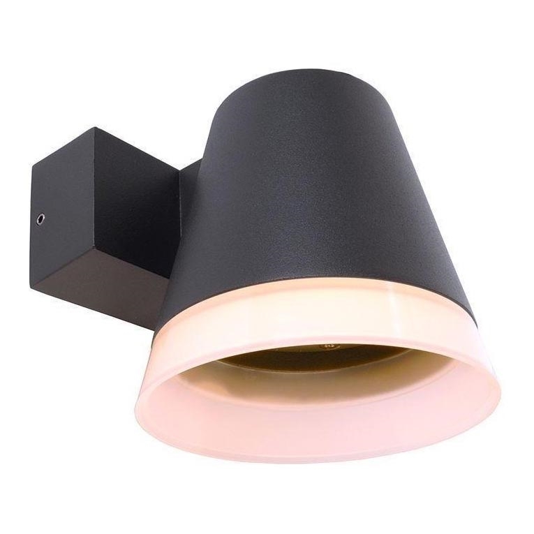Deko-Light 731076 - Udendørs LED væglampe SERPENTIS LED/6,2W/230V IP54 sort