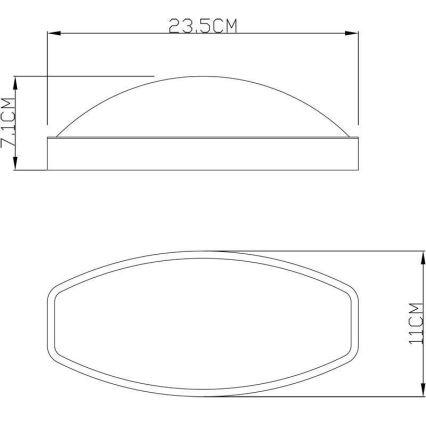 Deko-Light 731092 - Udendørs LED væglampe ERIDANI LED/13W/230V IP44 antracit
