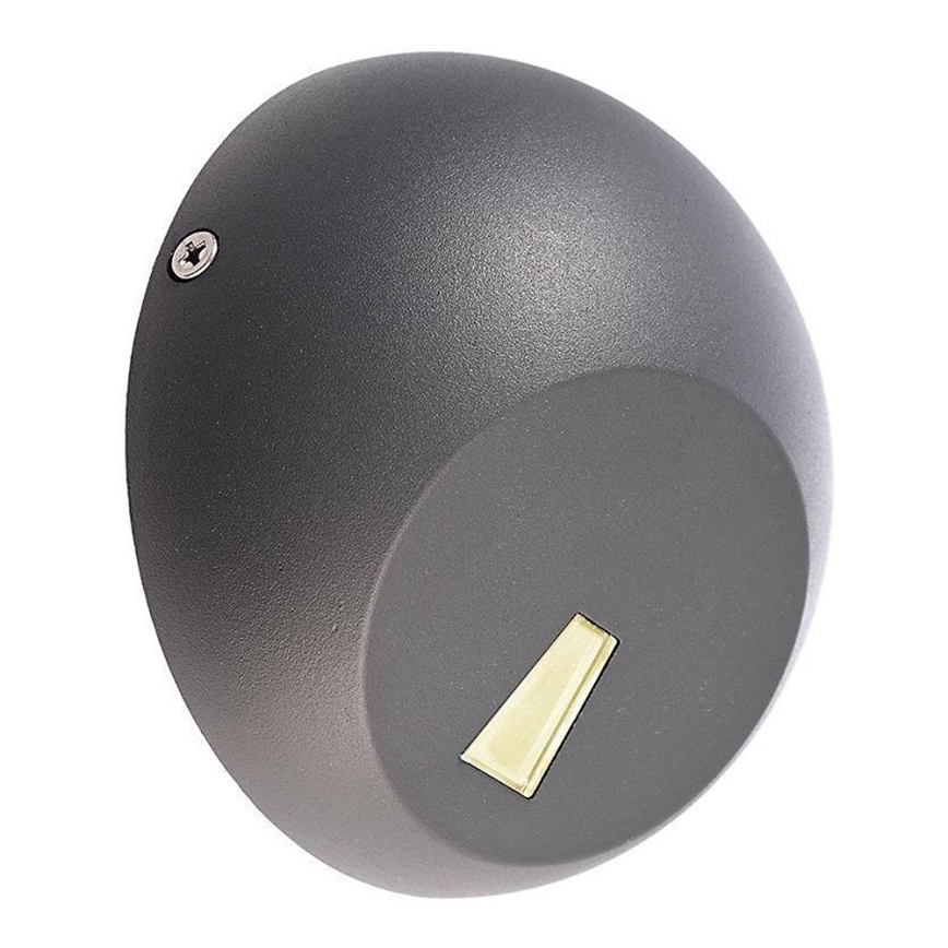 Deko-Light 731111 - Udendørs LED væglampe AQUILAE LED/3,5W/230V IP65 antracit