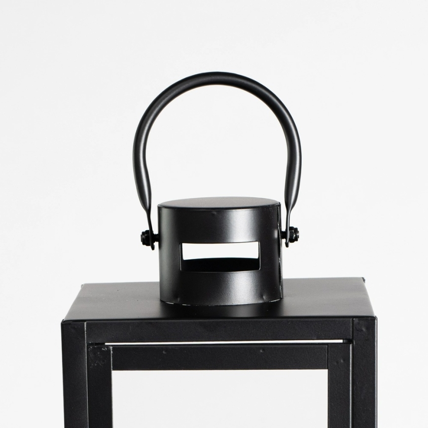 Dekorationslanterne 49 cm sort