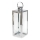 Dekorativ lanterne 63 cm i blank krom