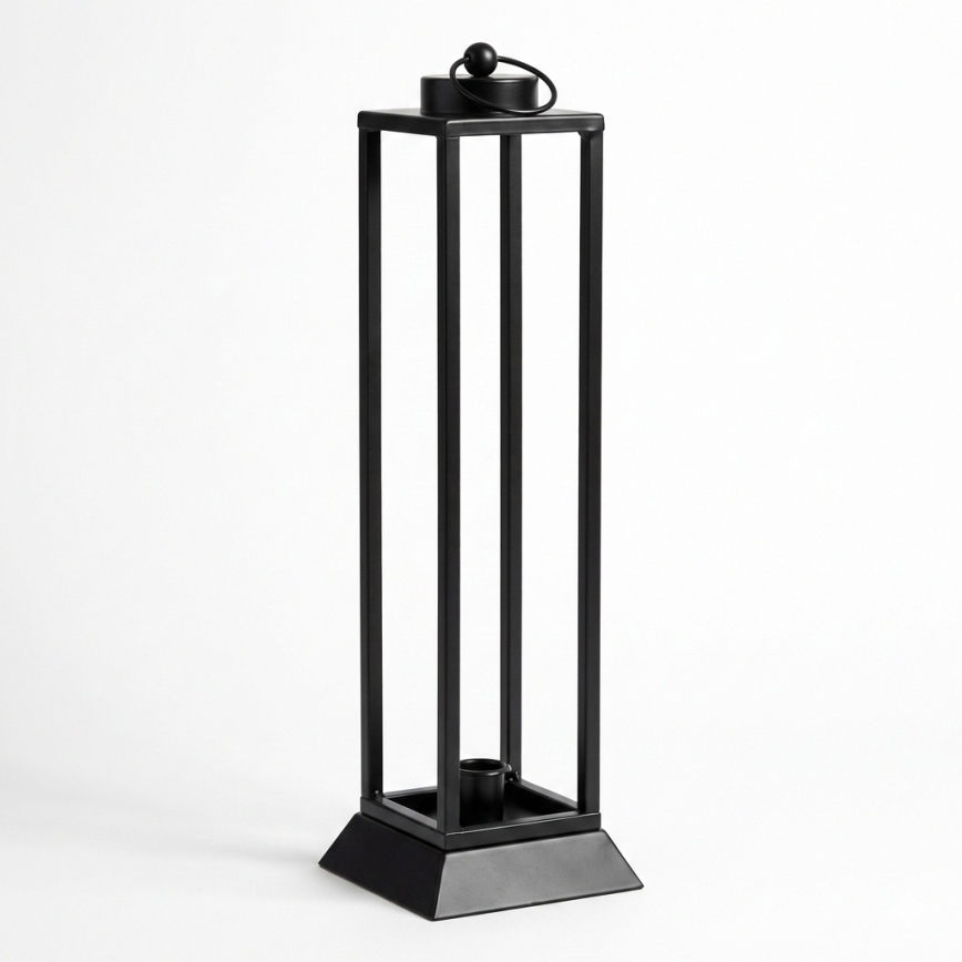 Dekorativ lanterne HALL 45,5 cm sort