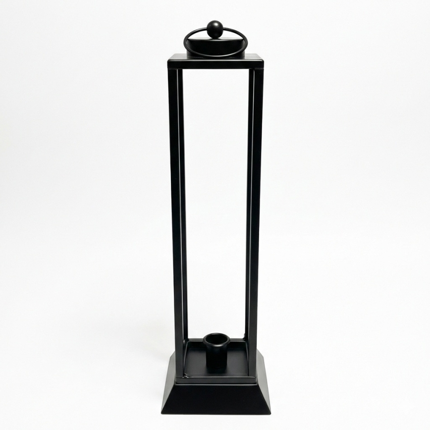 Dekorativ lanterne HALL 45,5 cm sort