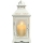 Dekorativ lanterne ROSEHILL 27,5 cm hvid