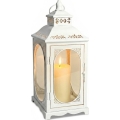 Dekorativ lanterne ROSEHILL 40 cm hvid