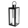 Dekorativ lanterne TOWER, 49 cm, sort