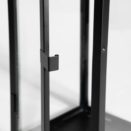Dekorativ lanterne TOWER, 49 cm, sort