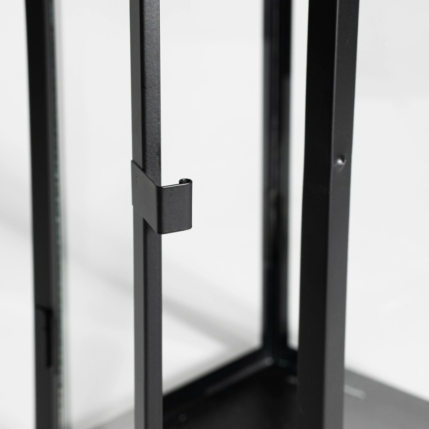 Dekorativ lanterne TOWER, 49 cm, sort