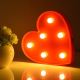Dekorativ LED lampe HEART LED/2xAA