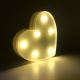 Dekorativ LED lampe HEART LED/2xAA