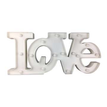 Dekorativ LED lampe LOVE LED/2xAA