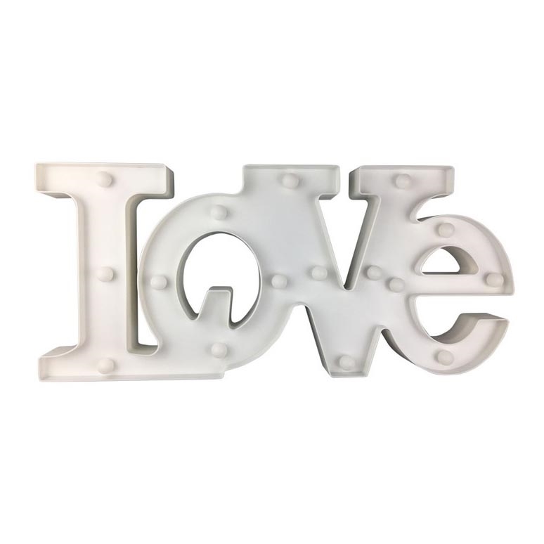 Dekorativ LED lampe LOVE LED/2xAA