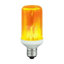 Dekorativ LED-pære FLAME T60 E27/3W/230V 1400K