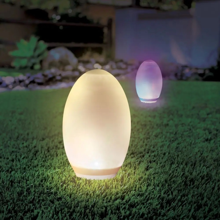 Dekorativ LED solcellelampe m. RGB-farver 0,2W/1xAA IP44