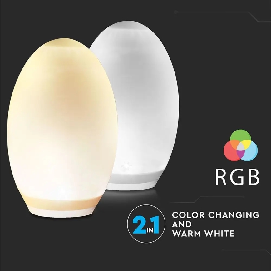 Dekorativ LED solcellelampe m. RGB-farver 0,2W/1xAA IP44