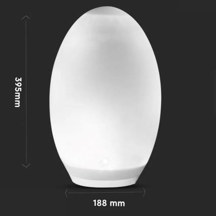 Dekorativ LED solcellelampe m. RGB-farver 0,2W/1xAA IP44