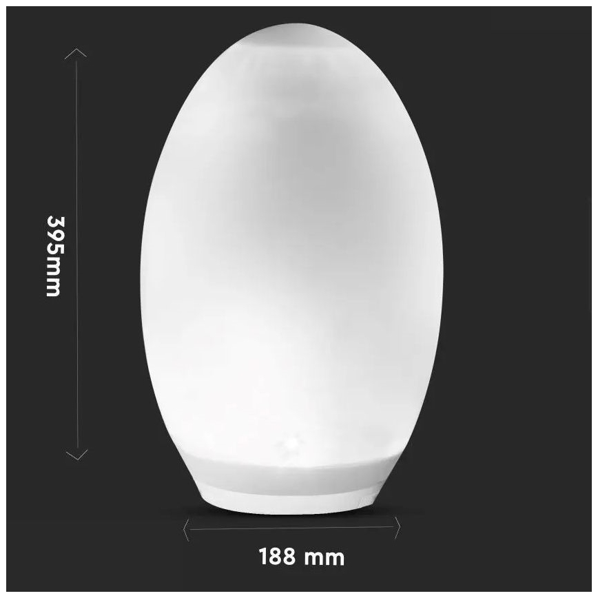 Dekorativ LED solcellelampe m. RGB-farver 0,2W/1xAA IP44