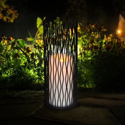 Dekorativ LED udendørslampe NYBORG LED/2xAA 35 cm IP44 varm hvid