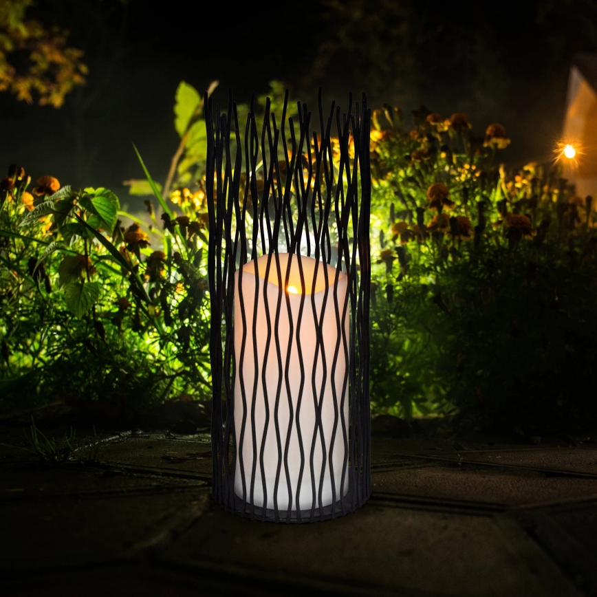 Dekorativ LED udendørslampe NYBORG LED/2xAA 35 cm IP44 varm hvid