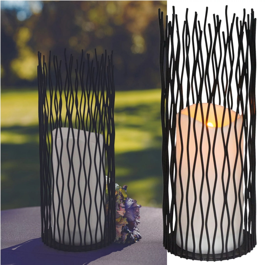 Dekorativ LED udendørslampe NYBORG LED/2xAA 35 cm IP44 varm hvid
