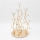 Dekorativ lysestage 20x36 cm guldfarvet