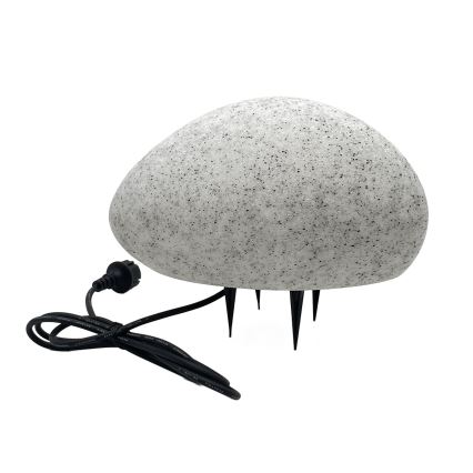 Dekorativt udendørsarmatur LUMISTONE 1xE27/15W/230V IP65 Ø 31,8 cm