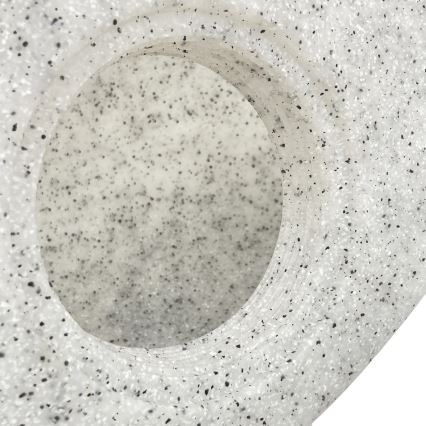 Dekorativt udendørsarmatur LUMISTONE 1xE27/15W/230V IP65 Ø 31,8 cm