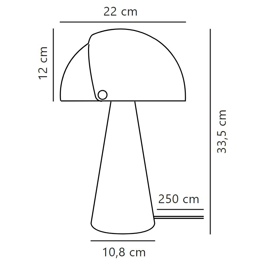 DFTP by Nordlux - Bordlampe med justerbar lampeskærm ALIGN 1xE27/25W/230V beige