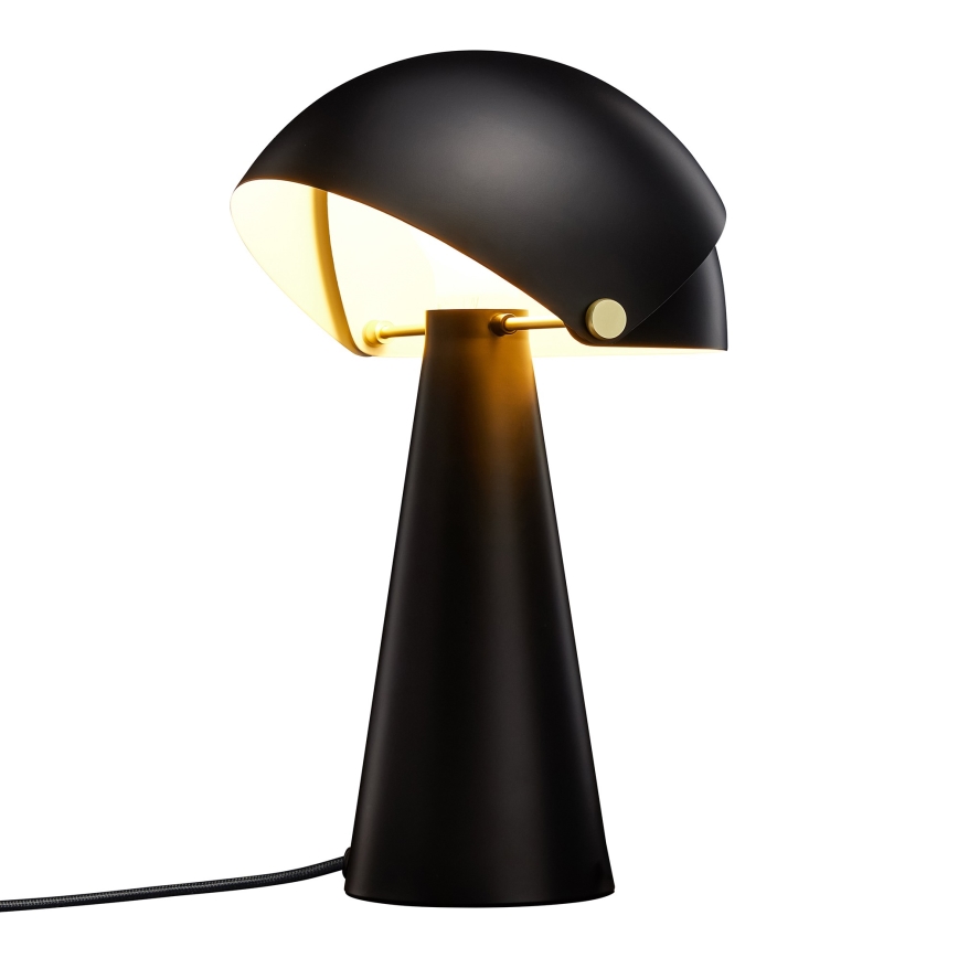 DFTP by Nordlux - Bordlampe med justerbar lampeskærm ALIGN 1xE27/25W/230V sort