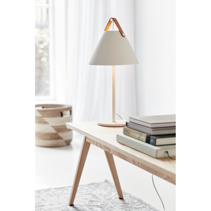 DFTP by Nordlux - Bordlampe STRAP 1xE27/40W/230V hvid
