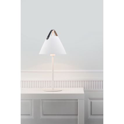 DFTP by Nordlux - Bordlampe STRAP 1xE27/40W/230V hvid