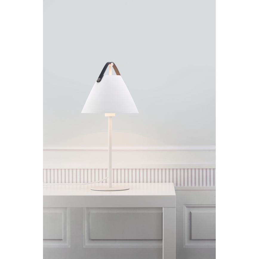 DFTP by Nordlux - Bordlampe STRAP 1xE27/40W/230V hvid