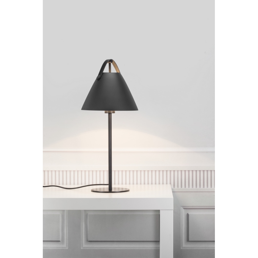 DFTP by Nordlux - Bordlampe STRAP 1xE27/40W/230V sort