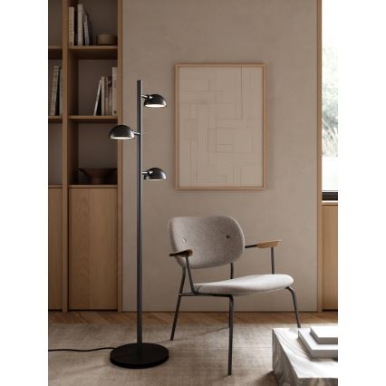 DFTP by Nordlux - Gulvlampe NOMI 3xE14/8W/230V sort