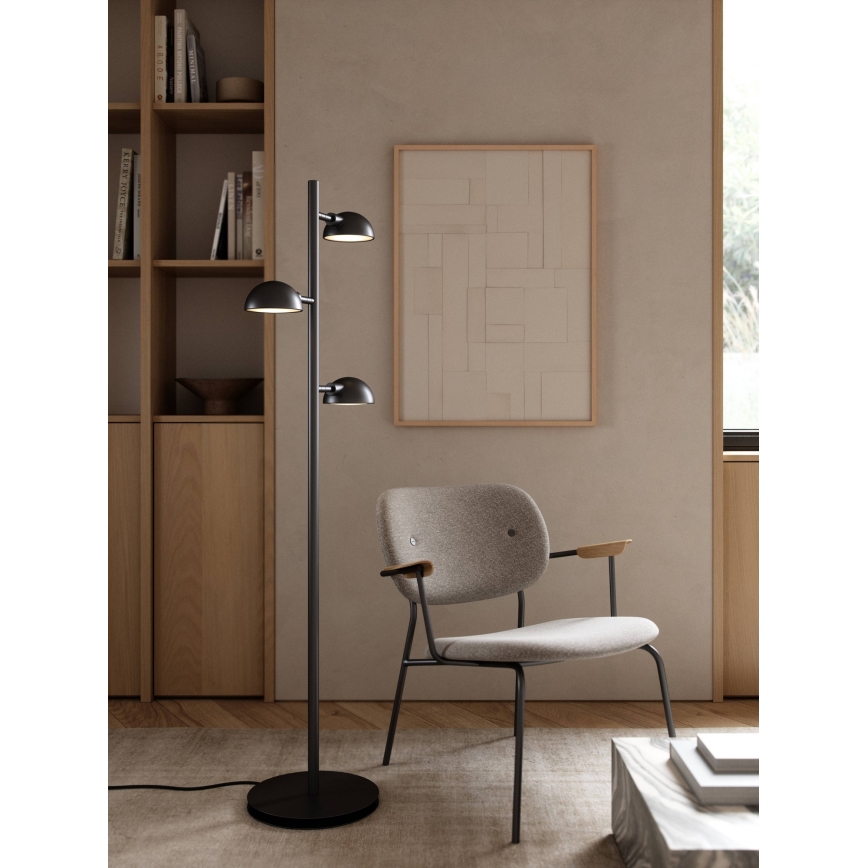 DFTP by Nordlux - Gulvlampe NOMI 3xE14/8W/230V sort