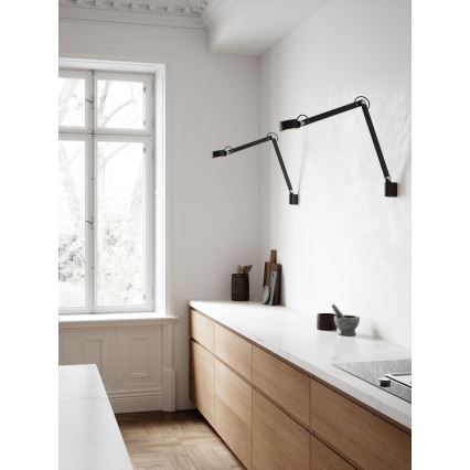 DFTP by Nordlux - LED bordlampe m. touch-funktion dæmpbar 3v1 NOBU LED/9W/230V sort