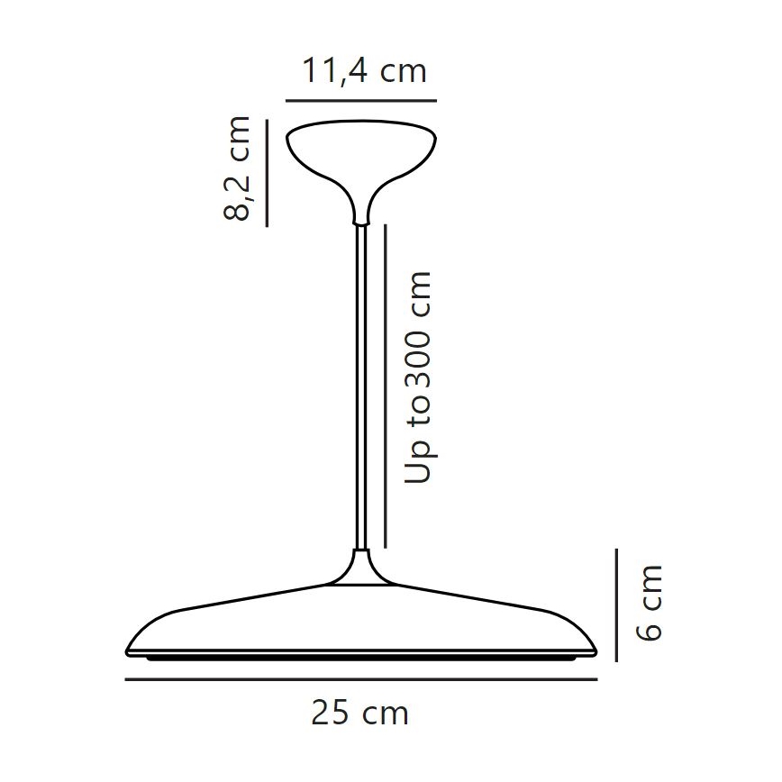 DFTP by Nordlux - LED pendel dæmpbar ARTIST LED/14W/230V diameter 25 cm kobber