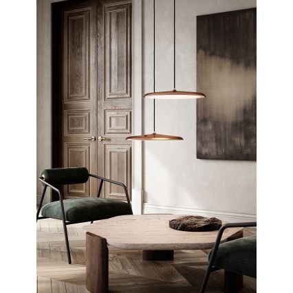 DFTP by Nordlux - LED pendel dæmpbar ARTIST LED/24W/230V diameter 40 cm kobber
