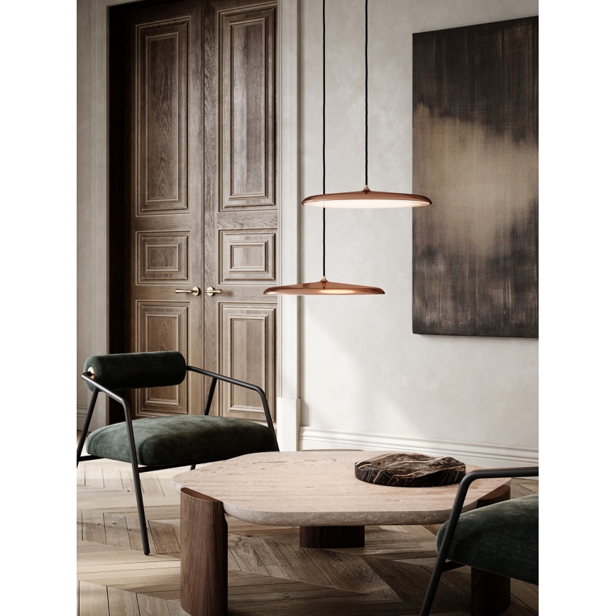 DFTP by Nordlux - LED pendel dæmpbar ARTIST LED/24W/230V diameter 40 cm kobber