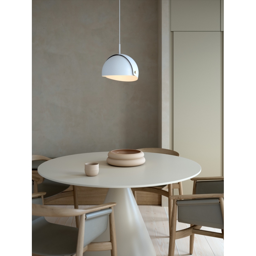 DFTP by Nordlux - Pendel med justerbar lampeskærm ALIGN 1xE27/15W/230V hvid