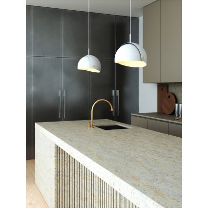 DFTP by Nordlux - Pendel med justerbar lampeskærm ALIGN 1xE27/15W/230V hvid