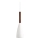 DFTP by Nordlux - Pendel PURE 1xE27/40W/230V diameter 10 cm hvid/valnød