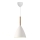 DFTP by Nordlux - Pendel PURE 1xE27/40W/230V diameter 20 cm hvid/aske