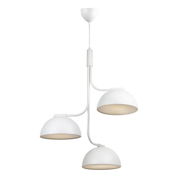 DFTP by Nordlux - Pendel TULLIO 3xE14/25W/230V hvid