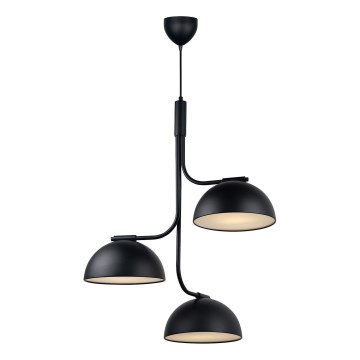 DFTP by Nordlux - Pendel TULLIO 3xE14/25W/230V sort