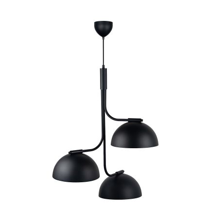 DFTP by Nordlux - Pendel TULLIO 3xE14/25W/230V sort