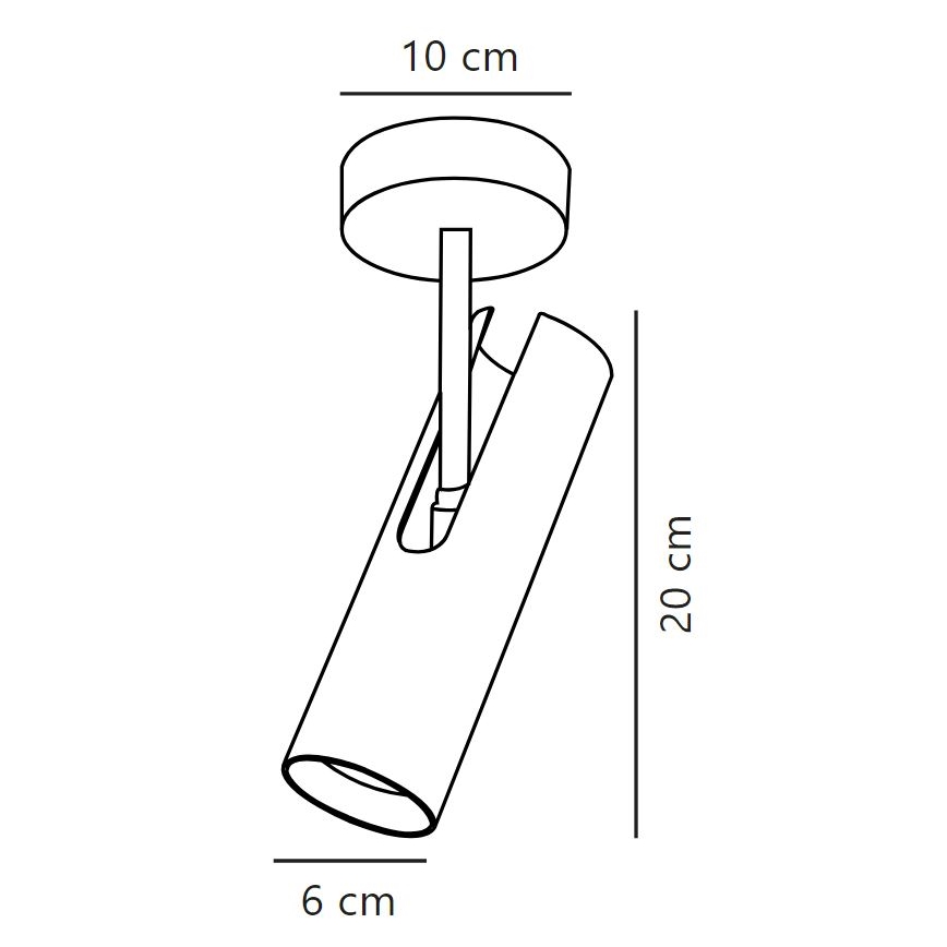 DFTP by Nordlux - Spotlampe MIB 1xGU10/8W/230V sort