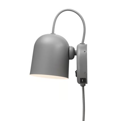 DFTP by Nordlux - Vægspot med USB-port ANGLE 1xGU10/25W/230V grå